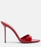 Paris Texas Lidia patent leather mules