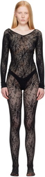 Swedish Stockings Black Rosa Lace Jumpsuit