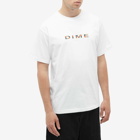 Dime Men's Block Font T-Shirt in White