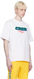 Casablanca White 'Casa Racing' 3D T-Shirt
