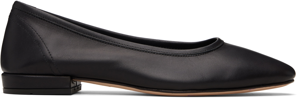 Maryam Nassir Zadeh Black Serafina Ballerina Flats