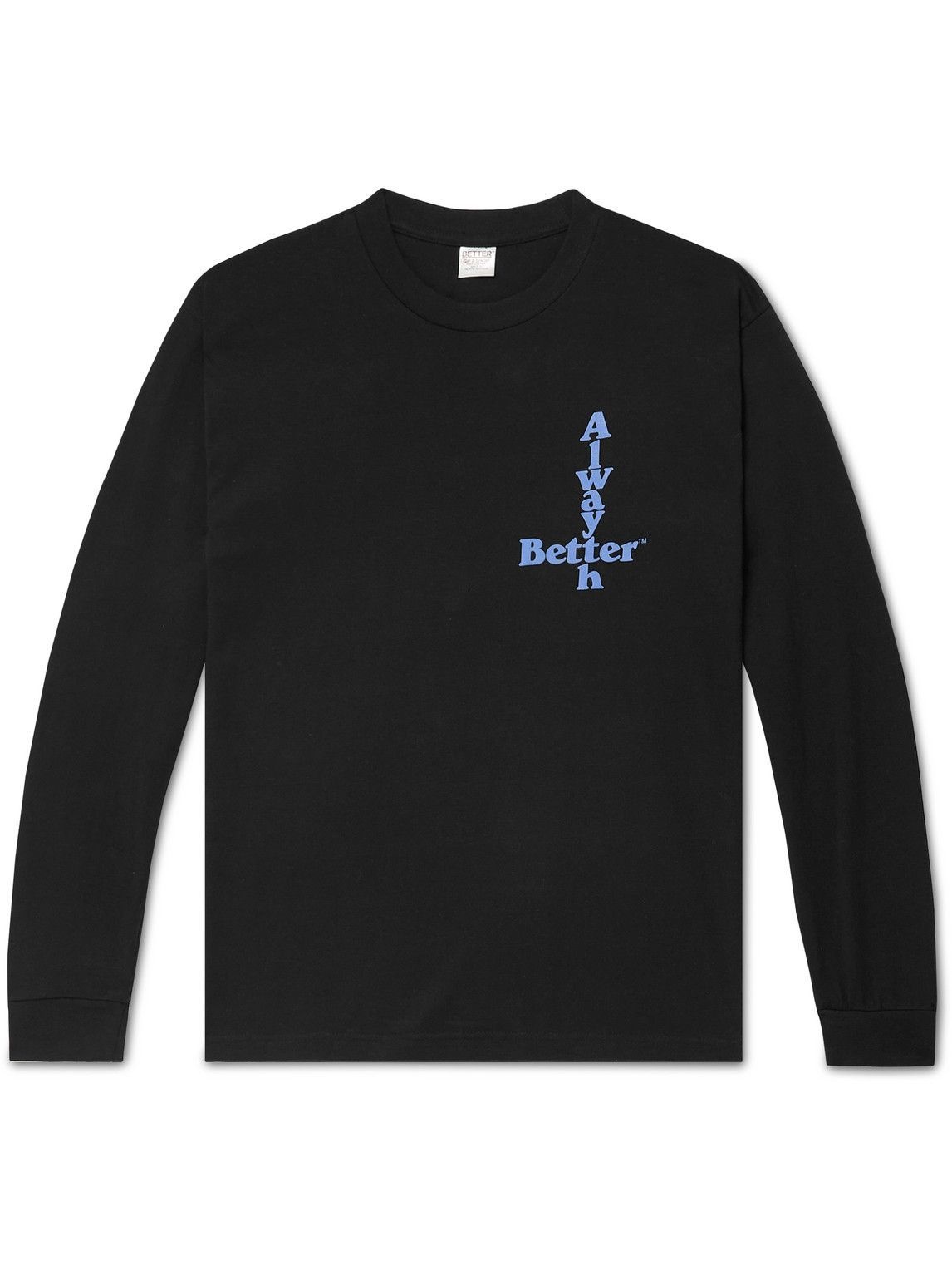 Photo: Better™ Gift Shop - Alwayth Logo-Print Cotton-Jersey T-Shirt - Black