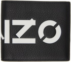 Kenzo Black Logo Foldable Wallet