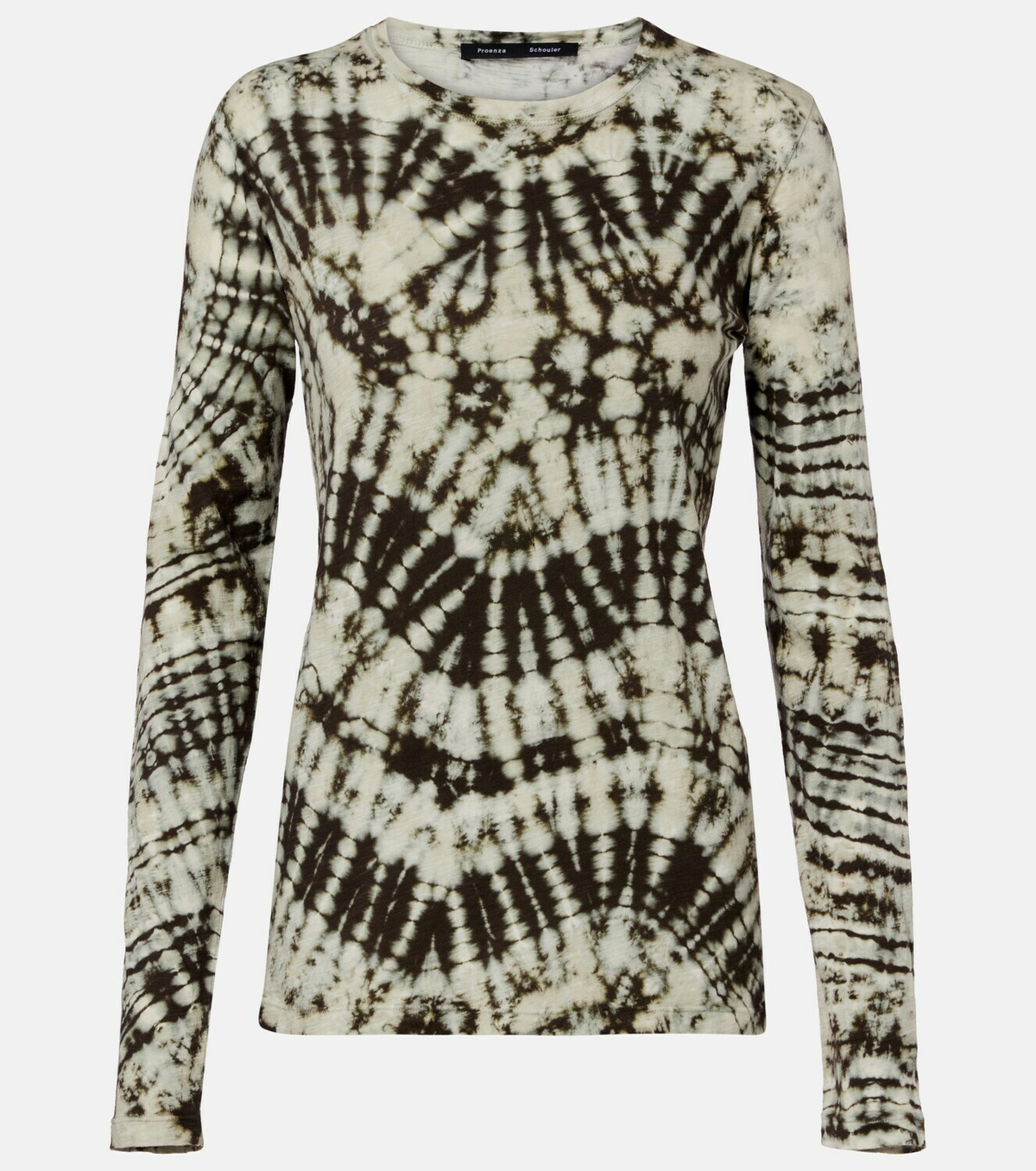 Proenza Schouler Mia tie-dye cotton jersey top