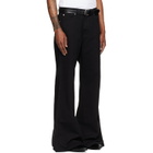 LU'U DAN Black Denim Phat Jeans
