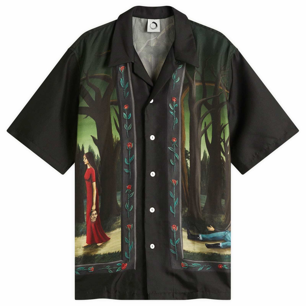 Endless Joy Men's In The Pines Vacation Shirt in Multi