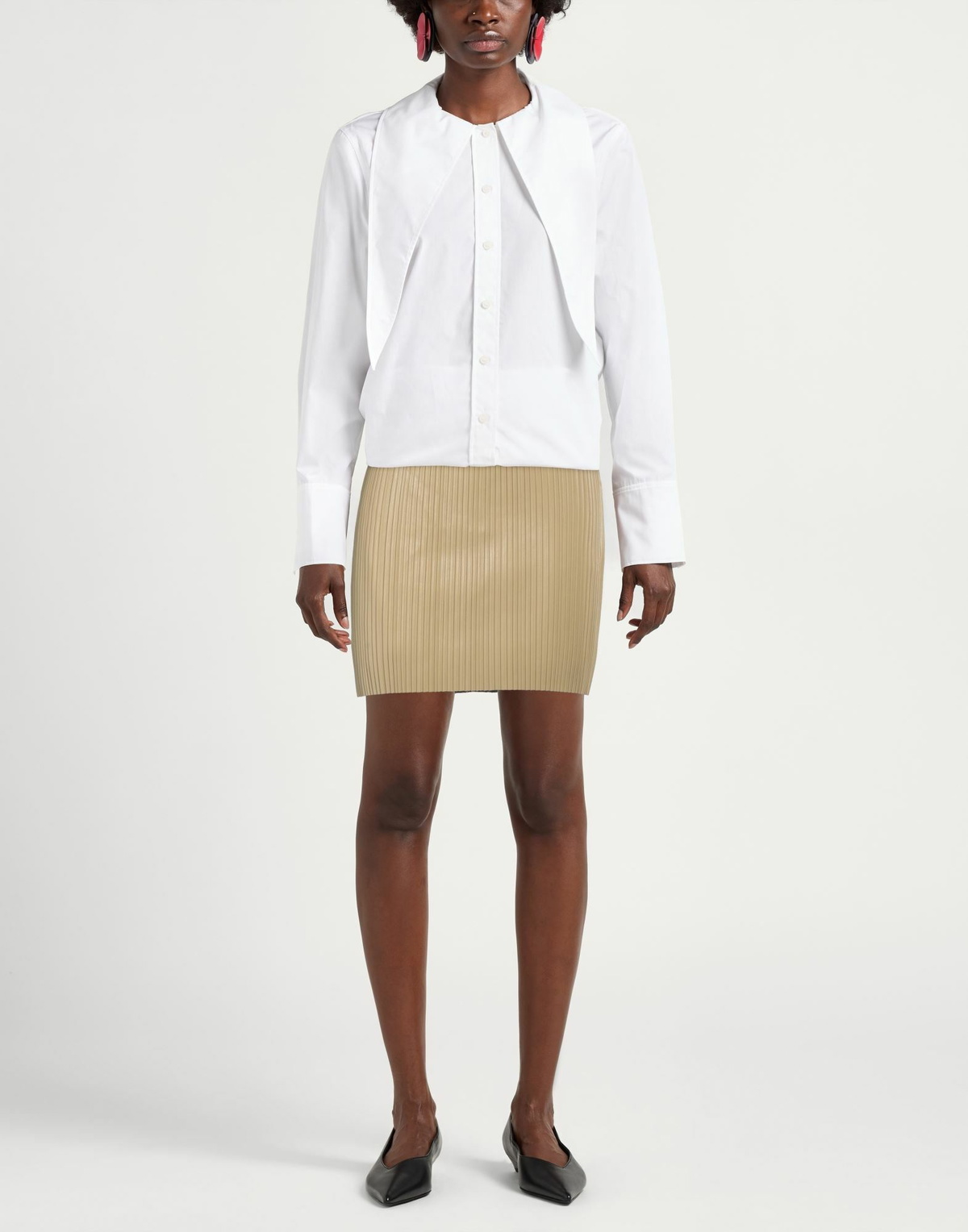 Nanushka Womens Mini skirt Khaki