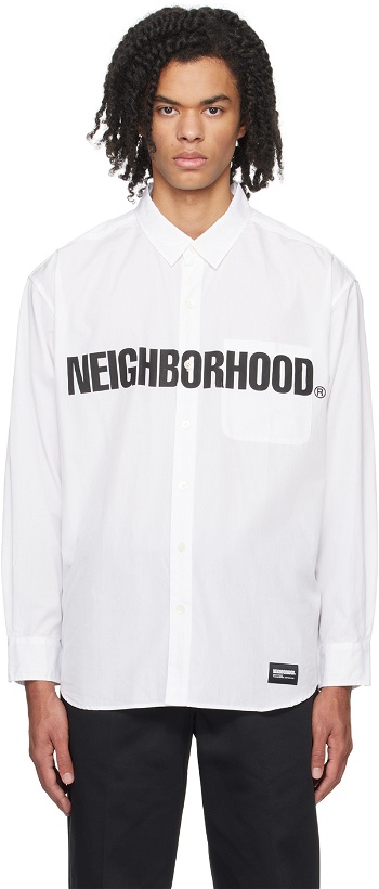 Photo: Neighborhood White Printed Shirt