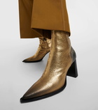 Dorothee Schumacher Metallic leather ankle boots