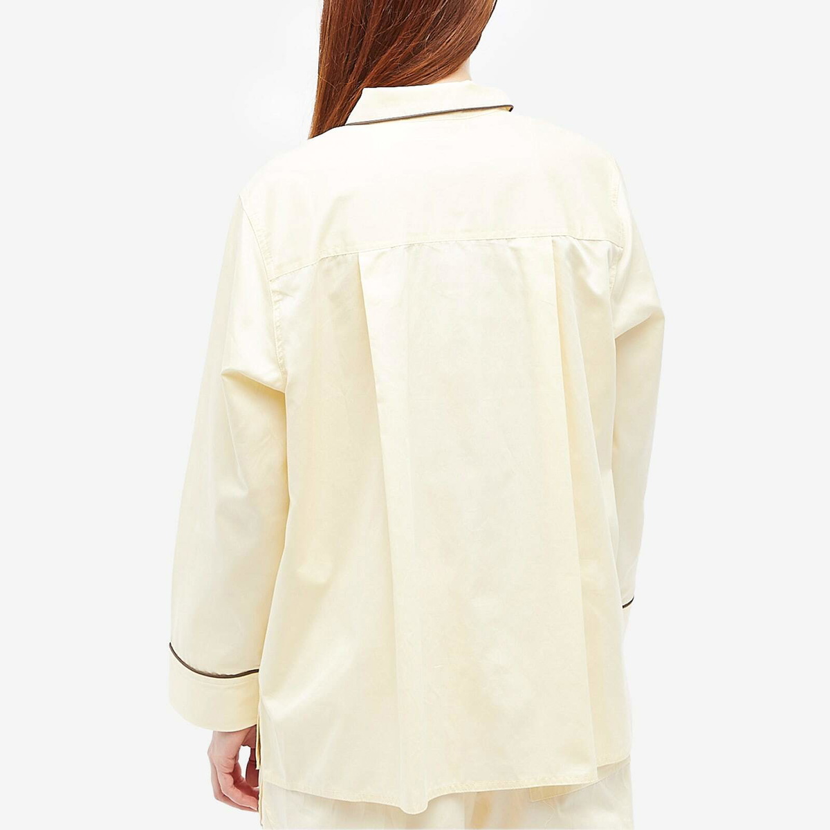 HAY Women's Outline Long Pyjama Shirt in Soft Yellow