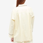 HAY Women's Outline Long Pyjama Shirt in Soft Yellow