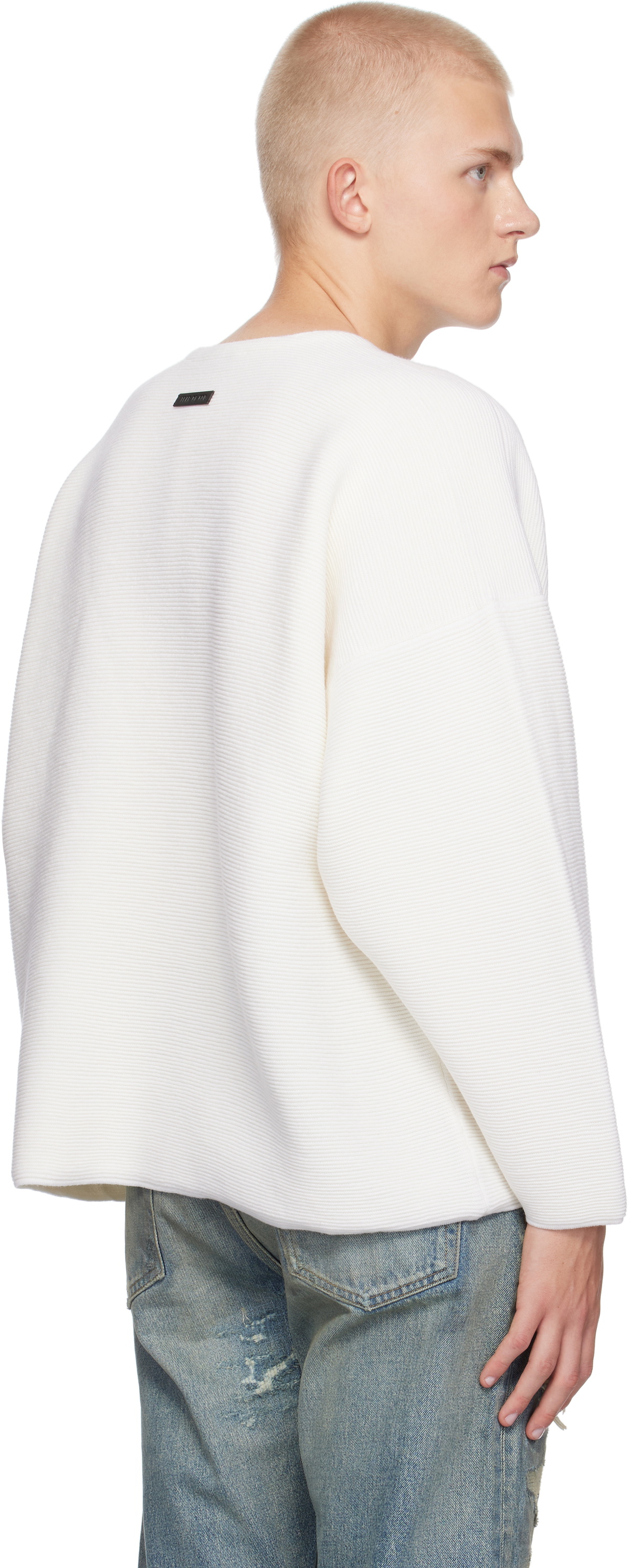 Fear of God Off-White Ottoman Straight Neck Sweater