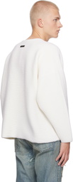 Fear of God Off-White Ottoman Straight Neck Sweater