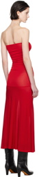 Paloma Wool Red Moebius Midi Dress