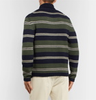 Massimo Alba - Striped Wool Rollneck Sweater - Blue