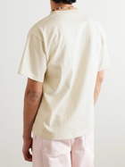 Story Mfg. - Grateful Logo-Print Organic Cotton-Jersey T-Shirt - Neutrals