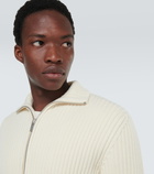 Jil Sander Ribbed-knit wool cardigan