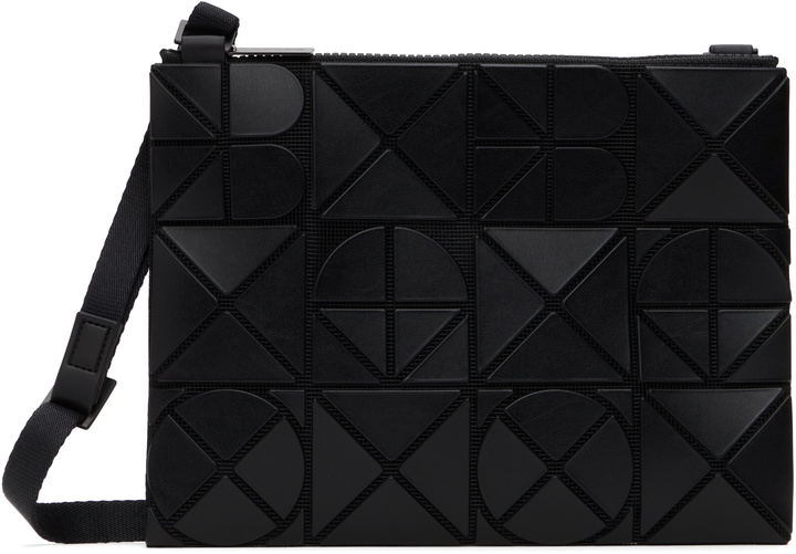 Photo: BAO BAO ISSEY MIYAKE Black Font Crossbody Bag