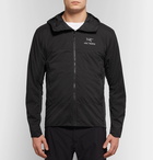 Arc'teryx - Atom SL Slim-Fit Padded Nylon-Ripstop and Stretch-Jersey Hooded Jacket - Men - Black