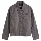 Acne Studios Men's Orsano Canvas Face Jacket in Dark Grey