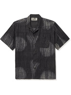 Karu Research - Camp-Collar Printed Silk Shirt - Multi