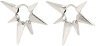 KUSIKOHC Silver Thorn Earrings