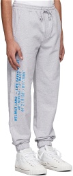 Helmut Lang Grey Cotton Sweatpants