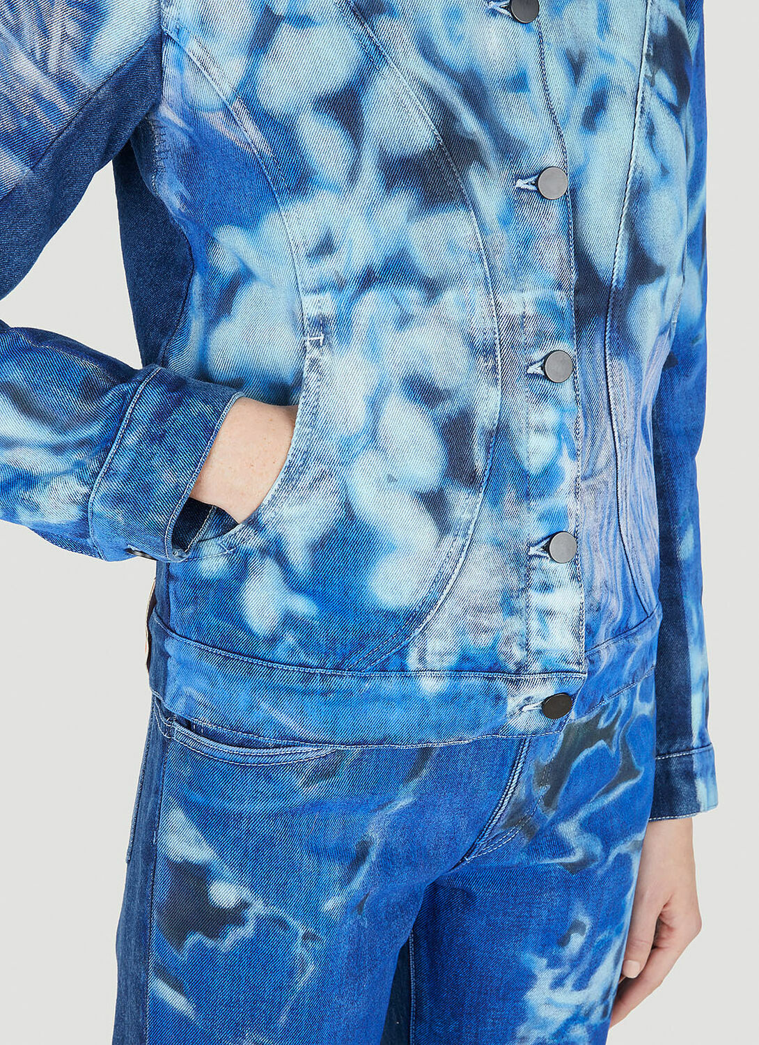 Paula Canovas del Vas Printed Denim Jacket