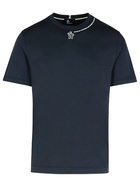 Moncler Grenoble Navy Cotton T-shirt