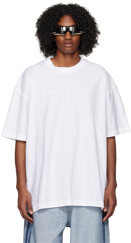 Photo: VETEMENTS White Inside Out T-Shirt