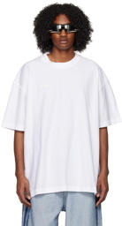 VETEMENTS White Inside Out T-Shirt