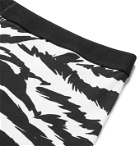 TOM FORD - Zebra-Print Stretch-Cotton Jersey Boxer Briefs - White