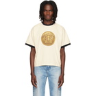 Versace White Printed Cotton-Jersey Regular T-shirt
