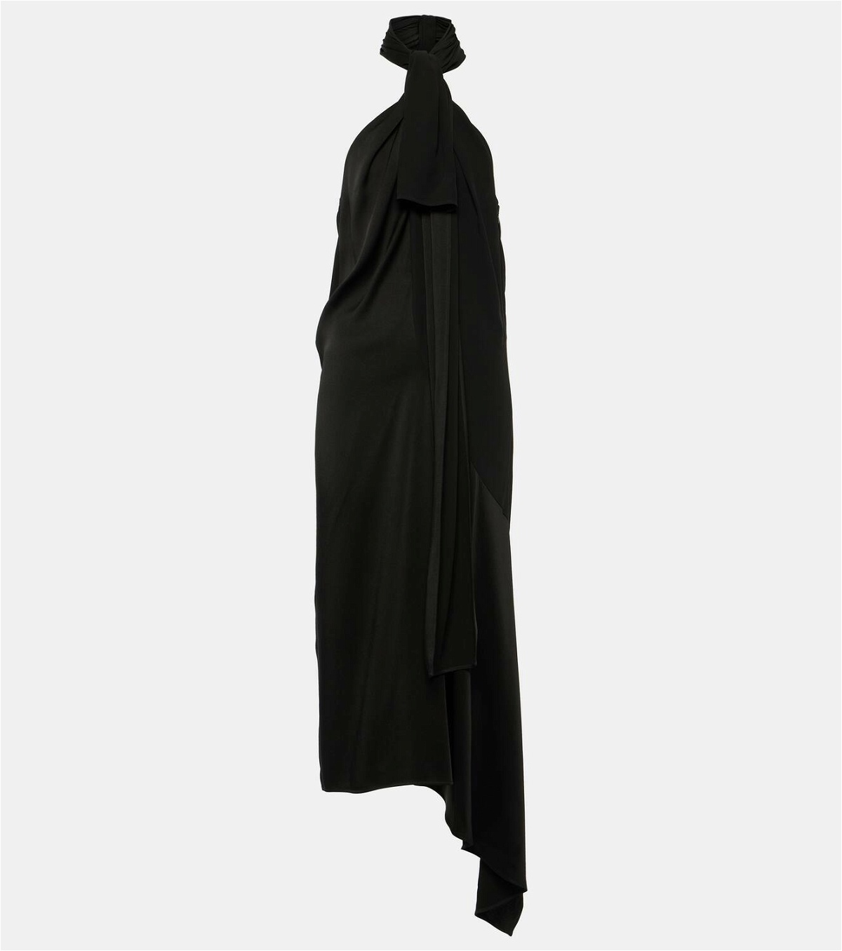 Givenchy Tie-neck crêpe maxi dress
