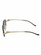 Cartier Eyewear Rectangle Rimless Sunglasses