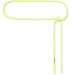 Off-White - Logo-Print Neon Cotton-Cord Belt - Yellow