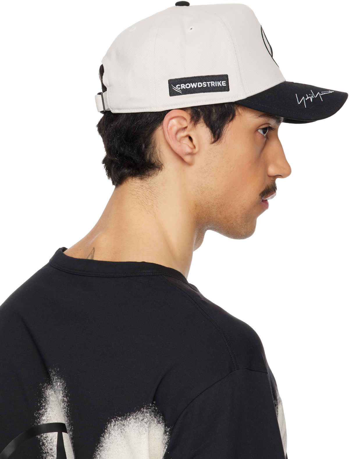 Y-3 White & Black Mercedes-AMG F1 Edition Podium Cap
