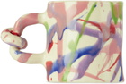 Harlie Brown Studio Multicolor Splatter Me Like Pollock Wiggle Mug