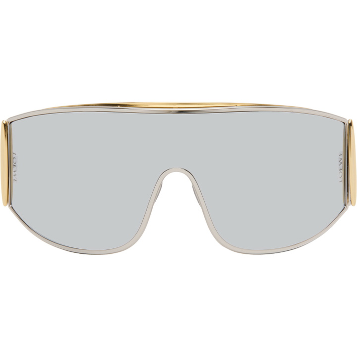 Photo: LOEWE Silver Speed Shield Sunglasses