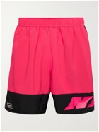 Nike Training - Sport Clash Logo-Print Dri-FIT Shorts - Red