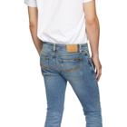 Nudie Jeans Blue Skinny Lin Jeans