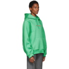 ADER error Green Diagonal Hoodie