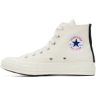 COMME des GARÇONS PLAY Off-White Converse Edition Chuck 70 OG Single Heart Sneakers