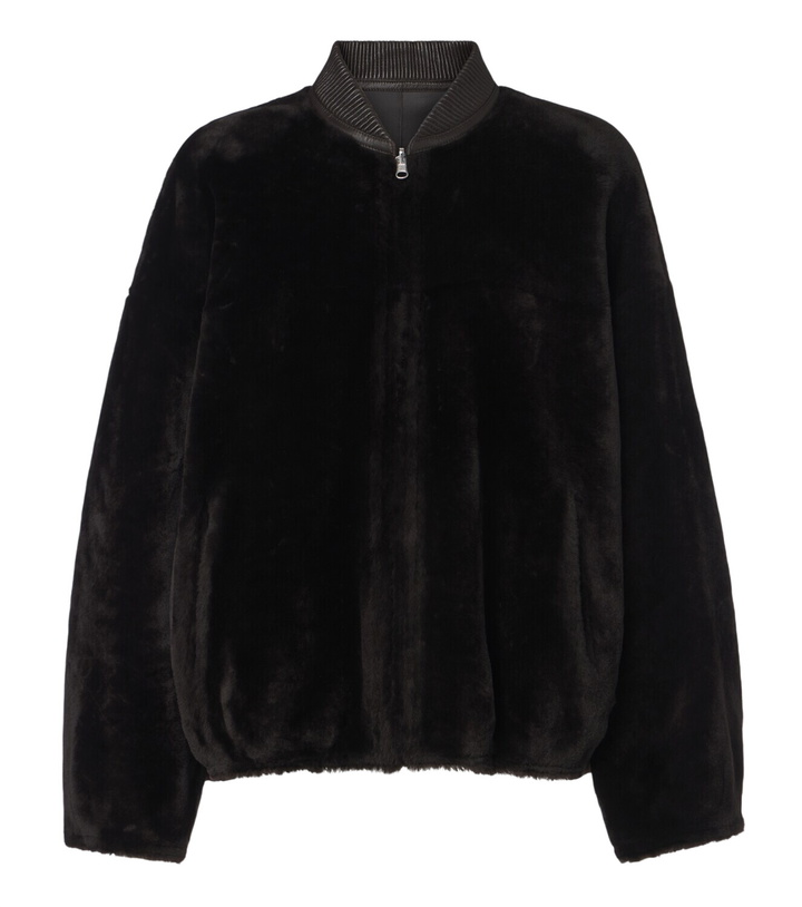 Photo: Arma Violet reversible shearling bomber jacket