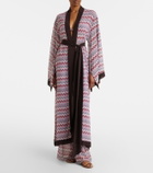 Bananhot Jim chevron cotton beach cover-up