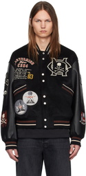 mastermind JAPAN Black C2H4® Edition Curvilinear Bomber Jacket