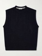 A Kind Of Guise - Tembe Cable-Knit Cotton Vest - Black