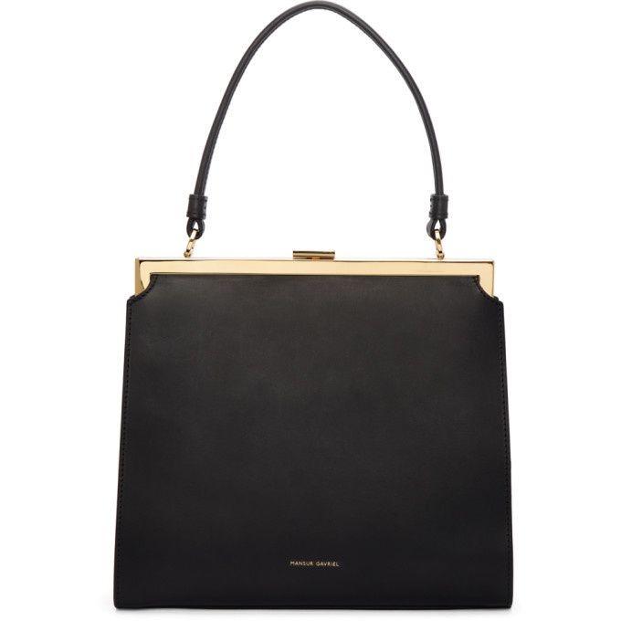 Photo: Mansur Gavriel Black Leather Elegant Bag