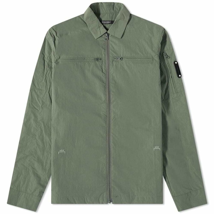 Photo: A-COLD-WALL* Men's Gaussian Overshirt in Military Green