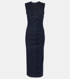 Sportmax Geranio denim midi dress